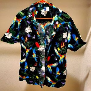 Tropical Button Down Short Sleeve